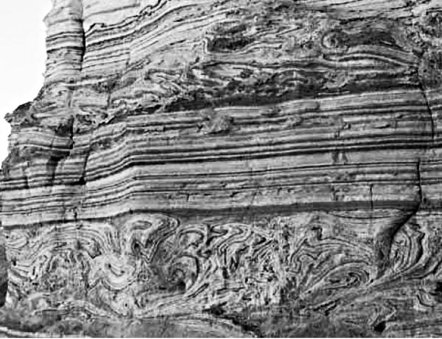 Спиралевидные и "язычковые" отложения