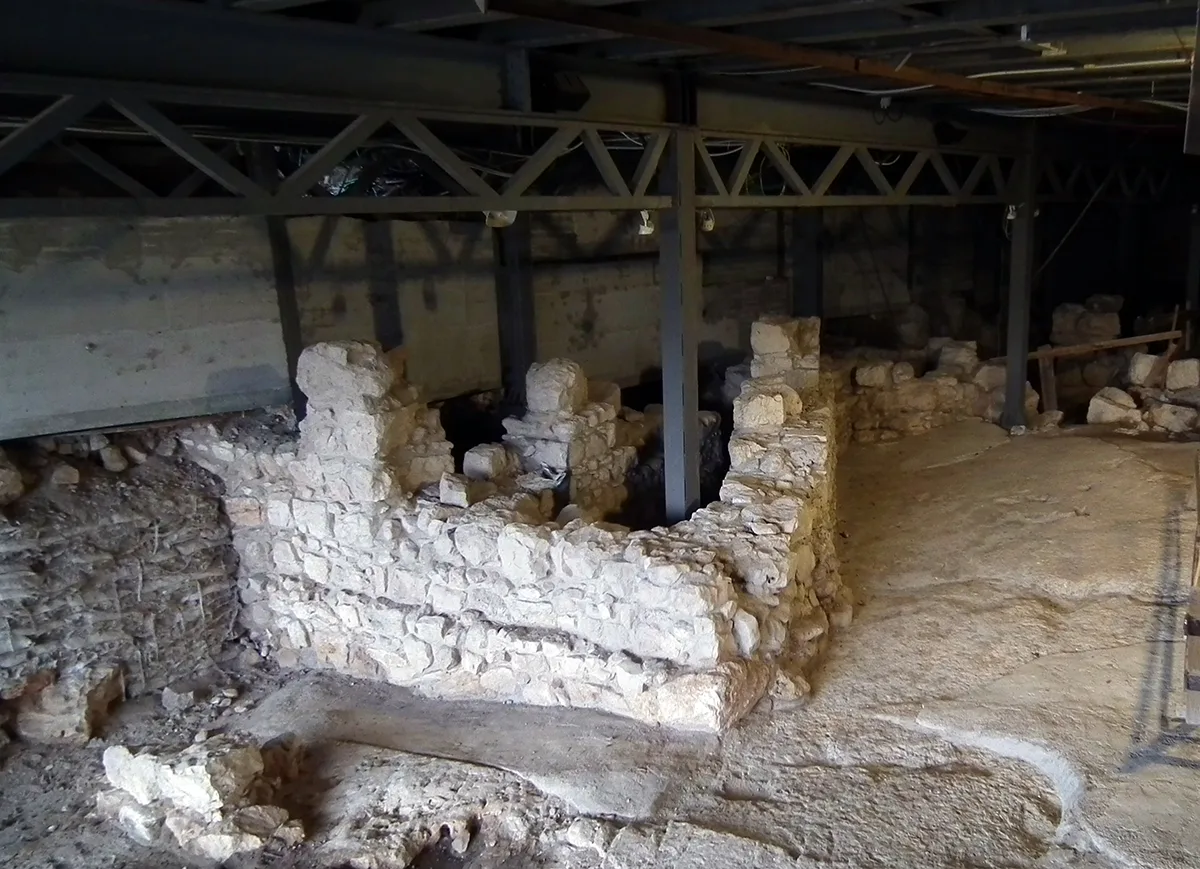 Раскопки дворца царя Давида