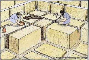 Так добывали камень в древних каменоломнях